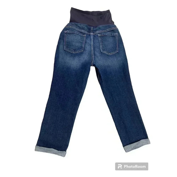 Old Navy Women’s Maternity Stretchy Capri Denim Full Panel. Size 4 - Picture 3 of 7